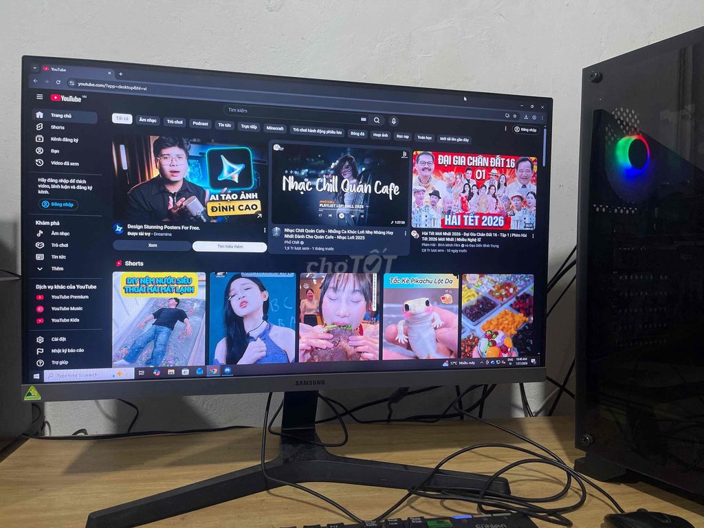 Nhà bán bộ máy tíh i3 gen 9 cạc Rx 570 màn 24 ink. Mua bán Máy tính để bàn tại Quận Hoàng Mai Hà Nội được đăng bởi Bui Chieu hình 1