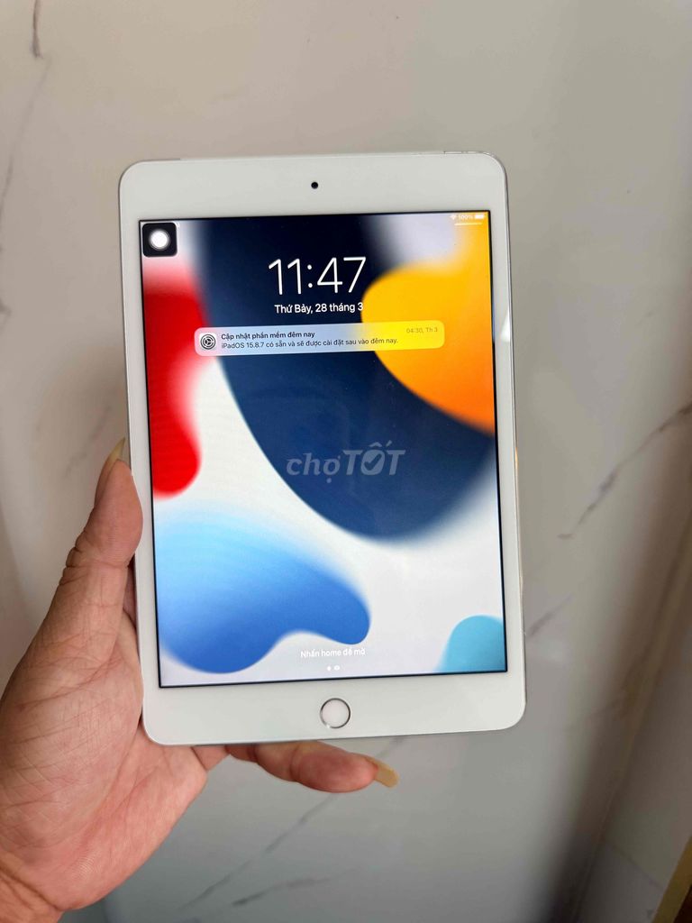 Ipad Mini 4 32gb Wifi 4G Trắng. Mua bán Máy tính bảng tại Quận 6 Tp Hồ Chí Minh được đăng bởi Chuyên mua bán điện thoại laptop hình 1