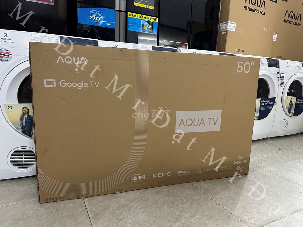 TV GOOGLE 4K 50 inch AQUA. AQT50P750UG. 𝐁𝐇:𝟎𝟗/𝟐𝟎𝟐𝟔