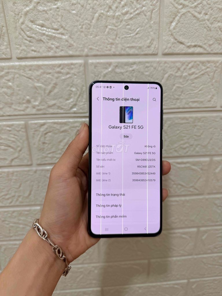 Samsung S21 Fe ram6/128gb full chức năng. Mua bán Điện thoại tại Thành phố Thủ Đức Tp Hồ Chí Minh được đăng bởi Nguyễn Duy hình 1
