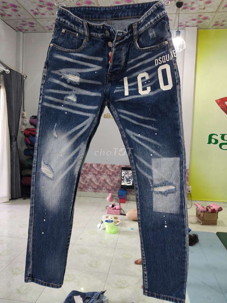 Quần jean Dsquared2unisex size 29, 30. Mua bán Quần áo tại Huyện Hóc Môn Tp Hồ Chí Minh được đăng bởi five star  hình 1