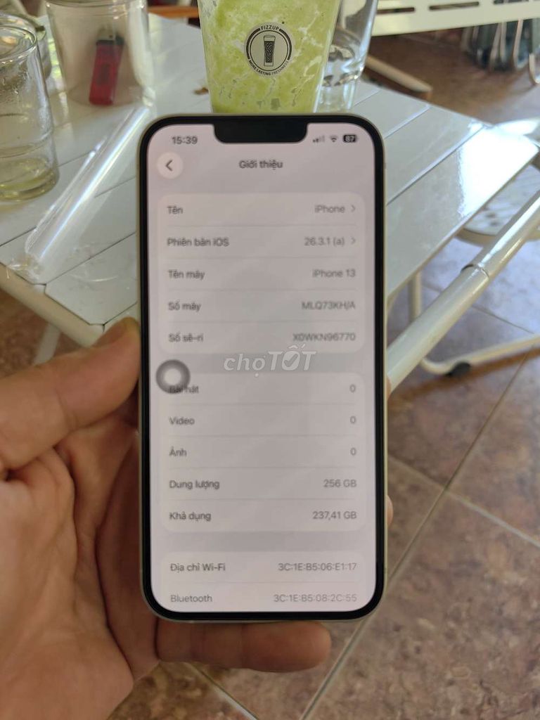 Apple iPhone 13 256GB Trắng Hàn Quốc. Mua bán Điện thoại tại Quận Hai Bà Trưng Hà Nội được đăng bởi Quốc Bảo hình 1