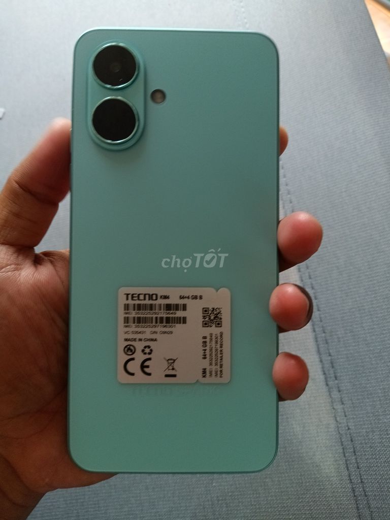 Tecno Go 2 64GB Xanh ngọc. Mua bán Điện thoại tại Quận Tân Phú Tp Hồ Chí Minh được đăng bởi Nguyen Vu hình 1
