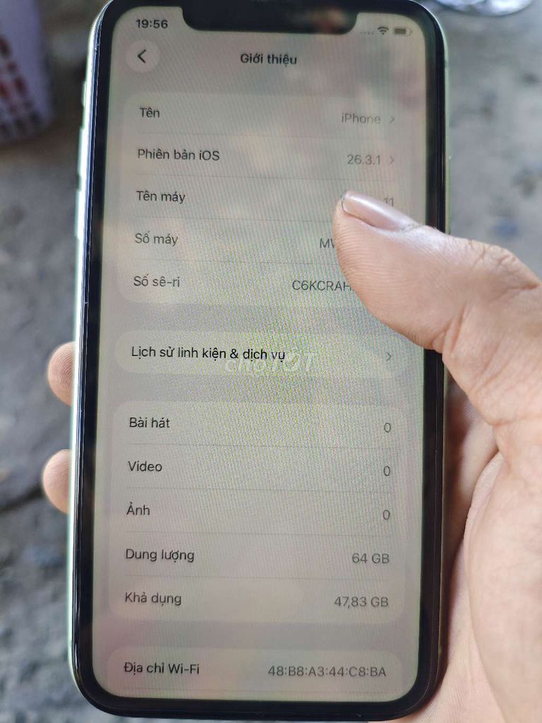 Apple iPhone 11 64GB Xanh Đã sử dụng. Mua bán Điện thoại tại Quận Cẩm Lệ Đà Nẵng được đăng bởi Phước Nguyện Lê hình 1
