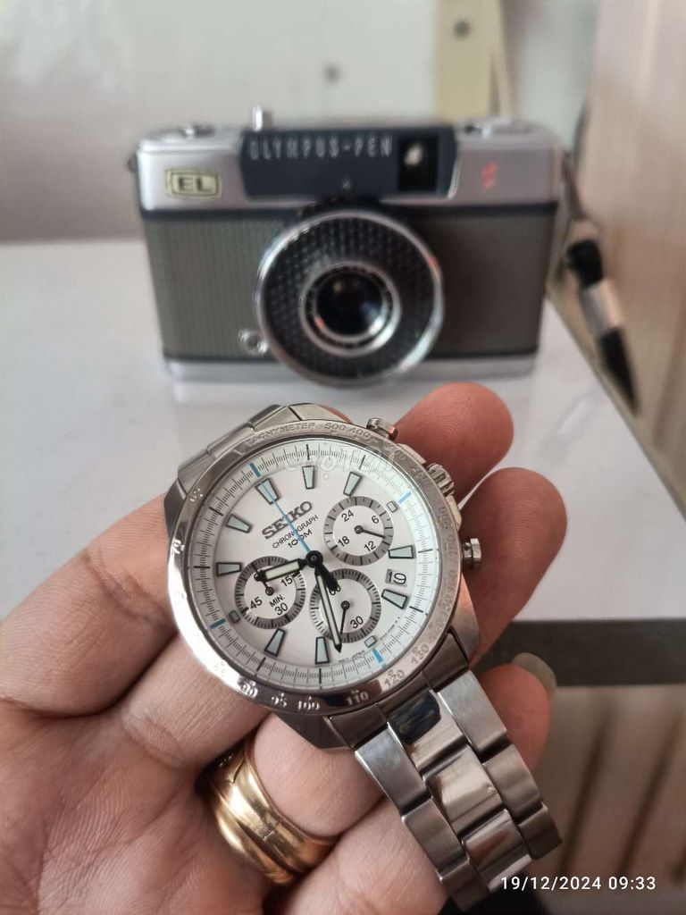 Seiko chính hãng size 40mm máy pin kim trôi