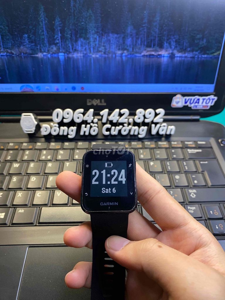 Đồng hồ Garmin Forerunner 35. Mua bán Thiết bị đeo thông minh tại Huyện Định Quán Đồng Nai được đăng bởi Đinh Quốc Lộc hình 1