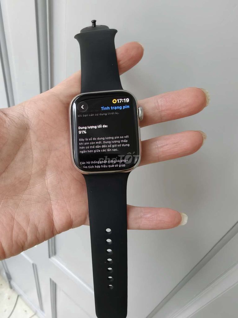Apple Watch Series 8 Thép Trắng. Mua bán Thiết bị đeo thông minh tại Huyện Đông Anh Hà Nội được đăng bởi Huy Ân hình 1