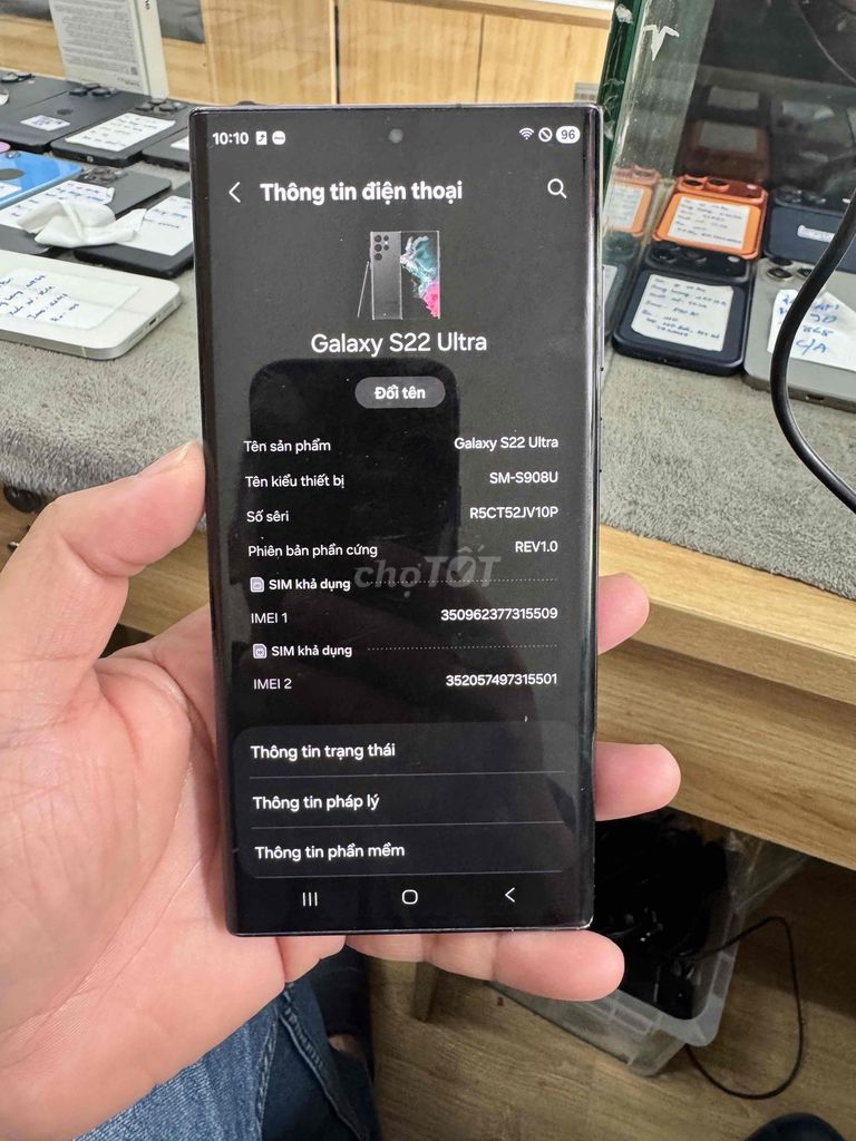 Samsung Galaxy S22 Ultra 128GB Đen. Mua bán Điện thoại tại Quận Đống Đa Hà Nội được đăng bởi Lê Khuyến hình 1