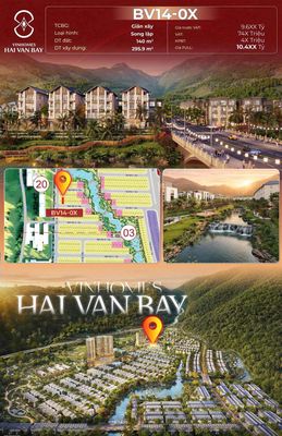 BIỆT THỰ SÔNG LẬP RẼ NHẤT HẢI VÂN BAY