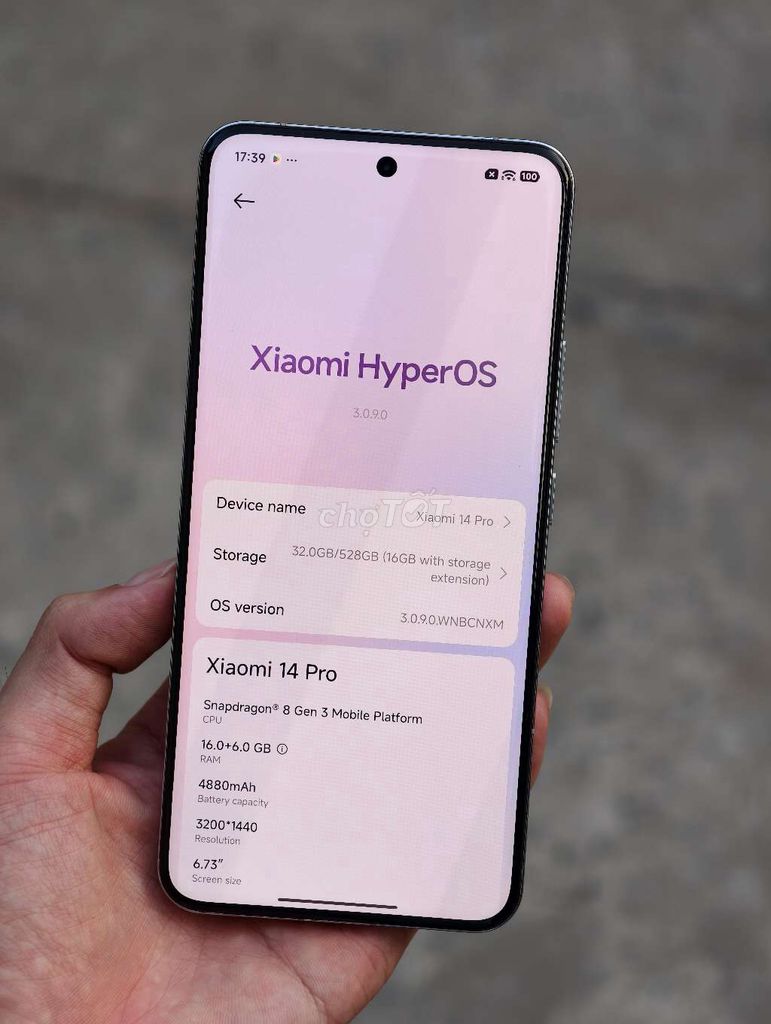 Xiaomi 14 Pro 512GB Trắng. Mua bán Điện thoại tại Thành phố Thủ Đức Tp Hồ Chí Minh được đăng bởi NANI MOBILE hình 1