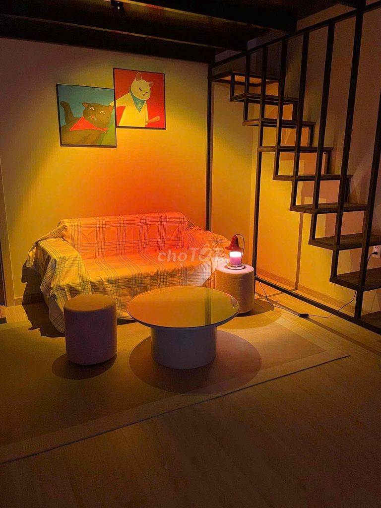 STUDIO GÁC LỬNG SIÊU ĐẸP MÊ TẠI KHU THANH KHÊ