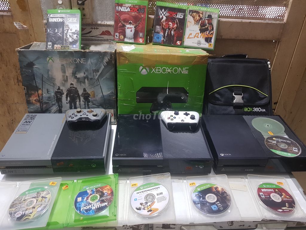 Thanh ly máy xbox one full box 1T + 1 đỉa FIFA 17