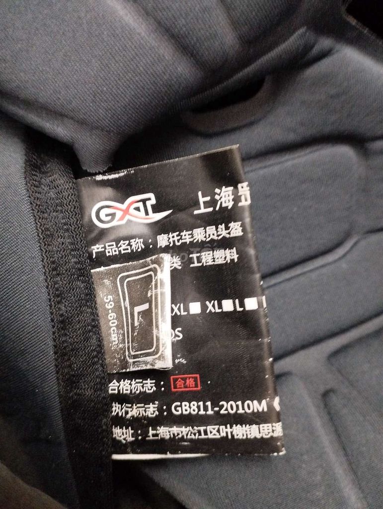 Thanh lý mũ bảo hiểm GXT size L như ảnh