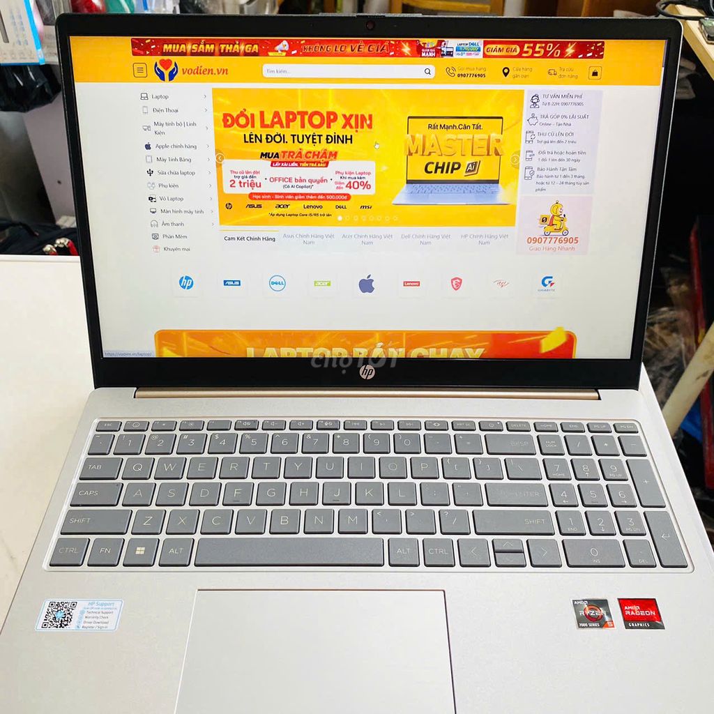 HP Notebook 15 fc0085AU R5-7430U 16GB/512GB Win11. Mua bán Laptop tại Quận Ninh Kiều Cần Thơ được đăng bởi Võ Diện hình 1