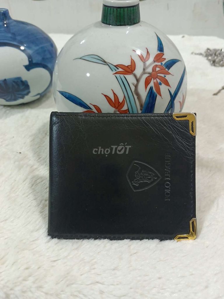 Ví Polo League Da Đen Unisex. Mua bán Túi xách tại Huyện Cai Lậy Tiền Giang được đăng bởi Phạm Ánh thanh lý hàng hiệu hình 1