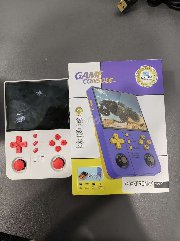 Máy chơi game cầm tay R40XXPROMAX Trắng 64GB 99%. Mua bán Thiết bị chơi game tại Thành phố Thủ Đức Tp Hồ Chí Minh được đăng bởi Minh Nguyễn hình 1
