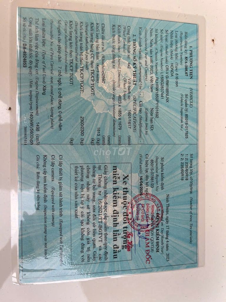 Honda CR V 2023 G - 13000 km. Mua bán Ô tô tại Quận Tân Phú Tp Hồ Chí Minh được đăng bởi Dai hình 2