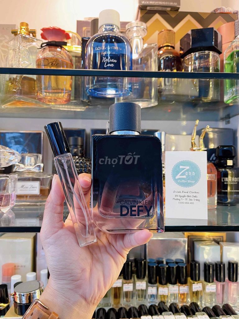 Nước hoa Calvin Klein Defy Nam 10ml. Mua bán Nước hoa tại Thành phố Sóc Trăng Sóc Trăng được đăng bởi Zann Coffee Shop hình 1