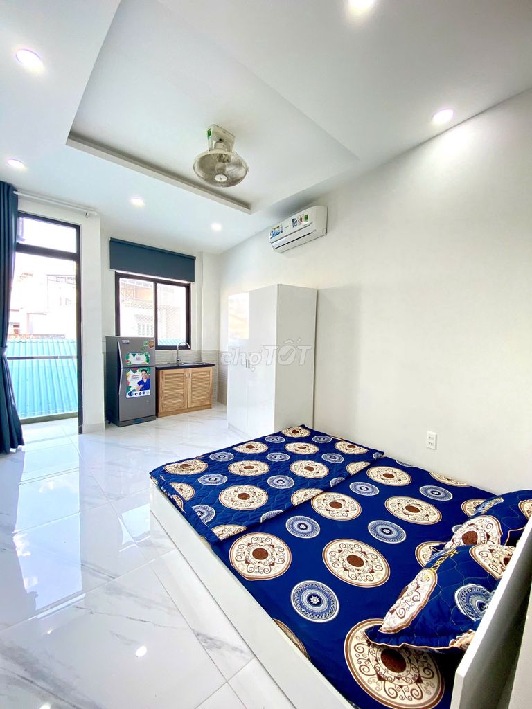 ✨KHAI TRƯƠNG CĂN HỘ STUDIO BALCON 30M2_FULL NỘI THẤT FREE 2 XE✨