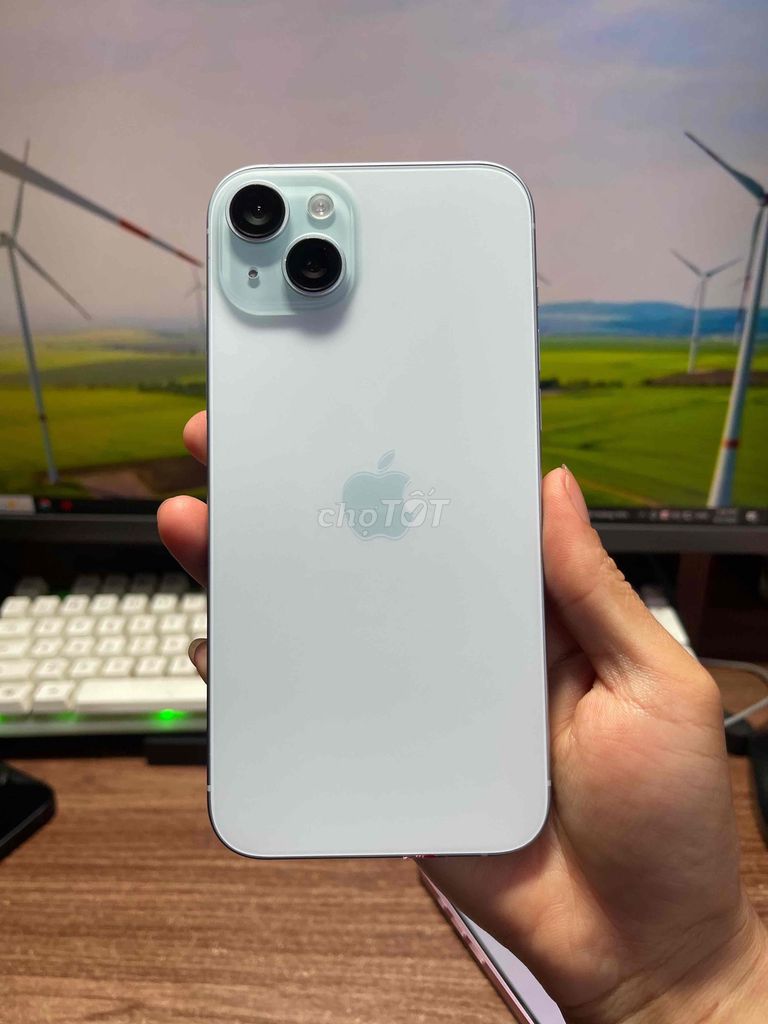 iPhone 15 Plus Xanh Ngọc Zin All, Full đẹp 99%. Mua bán Điện thoại tại Quận Lê Chân Hải Phòng được đăng bởi Huy Tưởng Mobile hình 1
