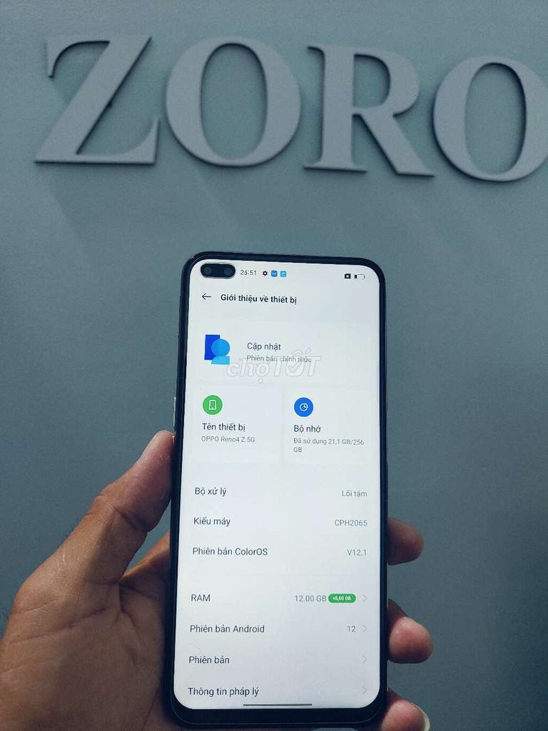 Reno4 Z 5G - Ram12/256GB 99%. Mua bán Điện thoại tại Thành phố Sóc Trăng Sóc Trăng được đăng bởi ZORO CHUYÊN SỌC hình 1