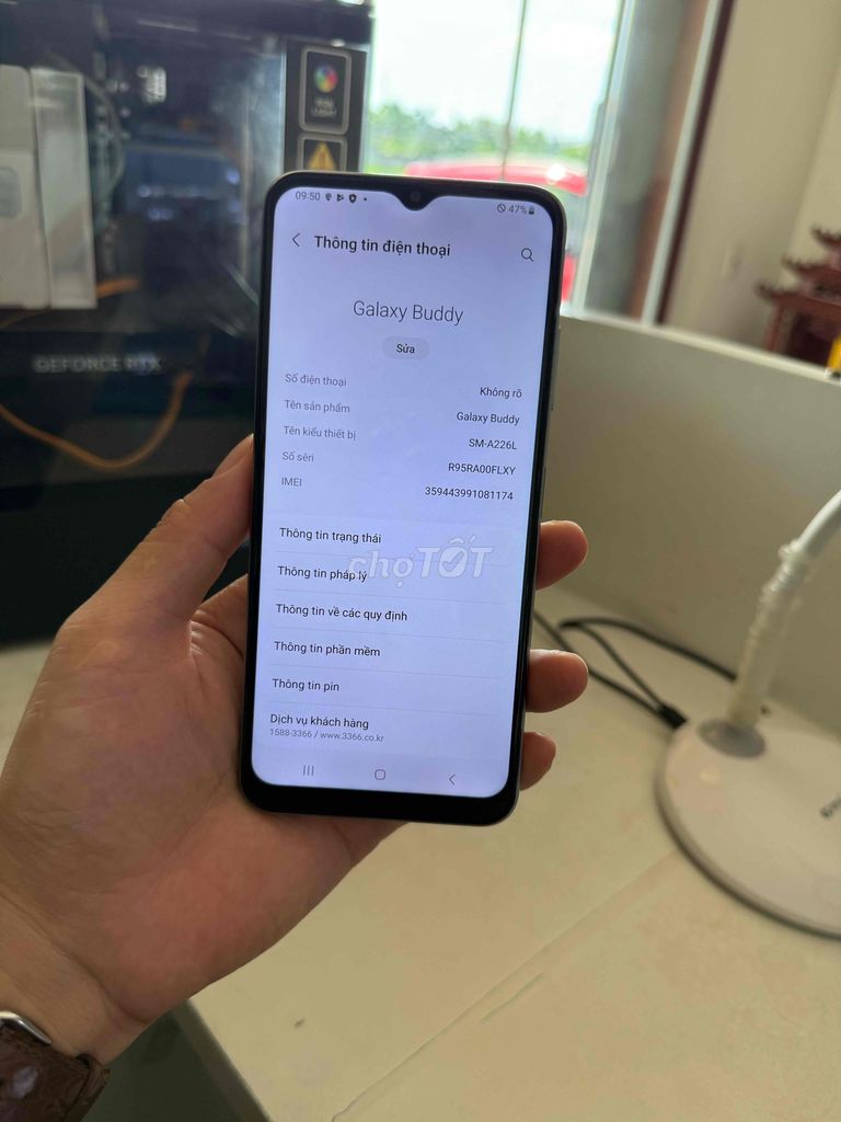 Samsung Galaxy Buddy 4GB/128GB Xanh nhạt. Mua bán Điện thoại tại Huyện Thuỷ Nguyên Hải Phòng được đăng bởi Hùng Nguyễn THP store hình 1