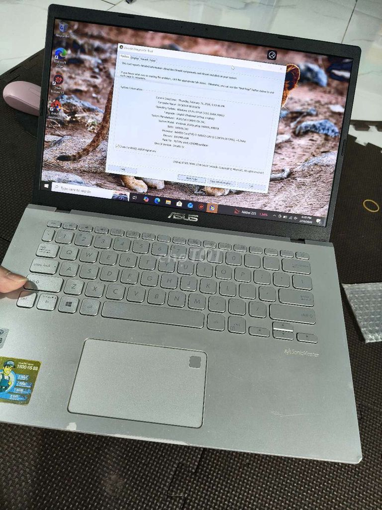 Laptop ASUS i3 Gen 10 8GB/256GB Bạc. Mua bán Laptop tại Thành phố Đà Lạt Lâm Đồng được đăng bởi phong hình 1