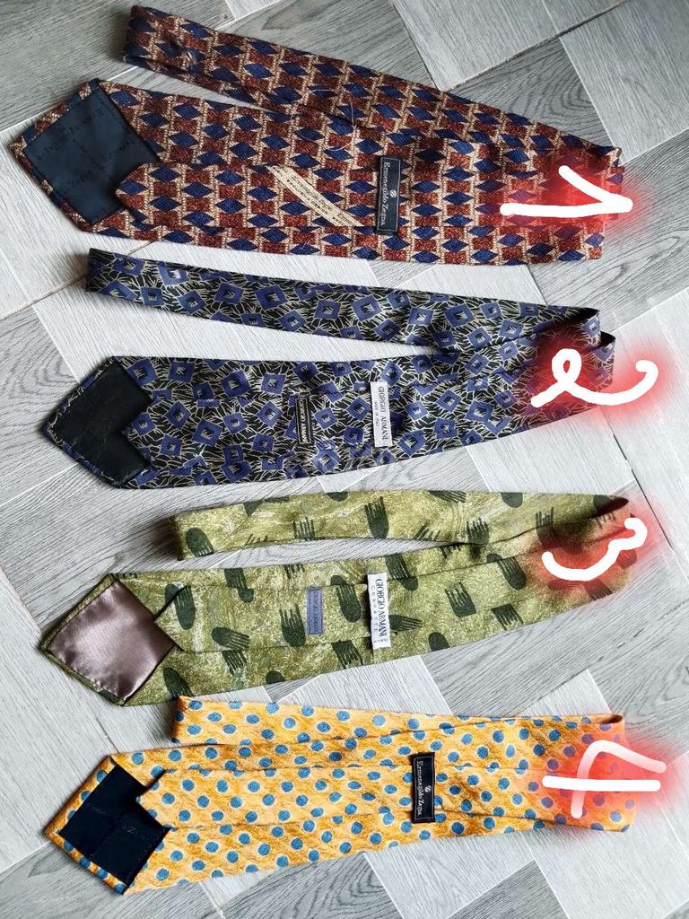 Cà vạt Nam Lụa Ermenegildo Zegna. Mua bán Phụ kiện thời trang khác tại Thành phố Thuận An Bình Dương được đăng bởi Mê Vintage hình 1