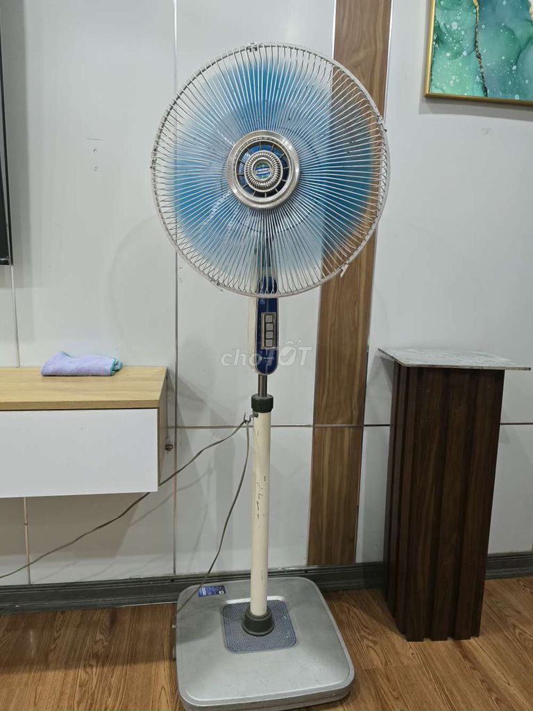 Quạt đứng National Nhật Bản 1.7m 40cm Xanh Trắng. Mua bán Quạt tại Quận Lê Chân Hải Phòng được đăng bởi nguyễn Duy Tân hình 1