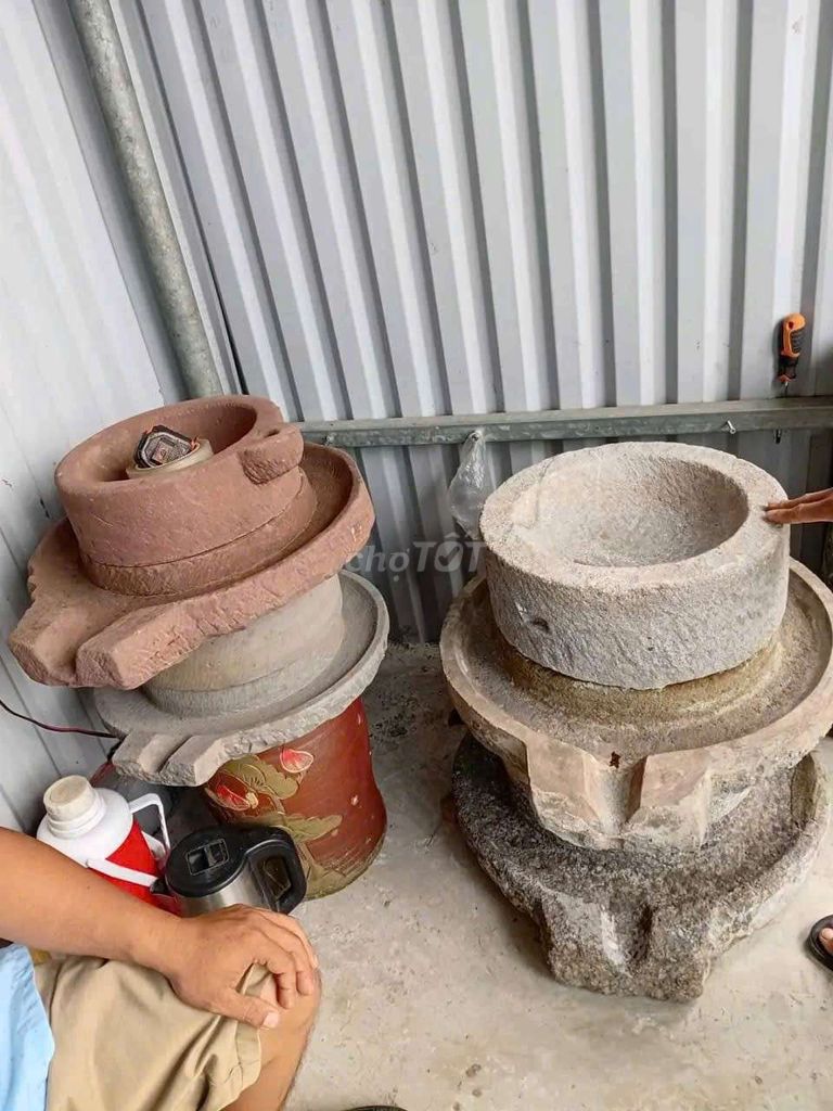 Cối xay bột đá Nâu, Xám. Mua bán Dụng cụ nhà bếp tại Huyện Thanh Liêm Hà Nam được đăng bởi Công Minh hình 1