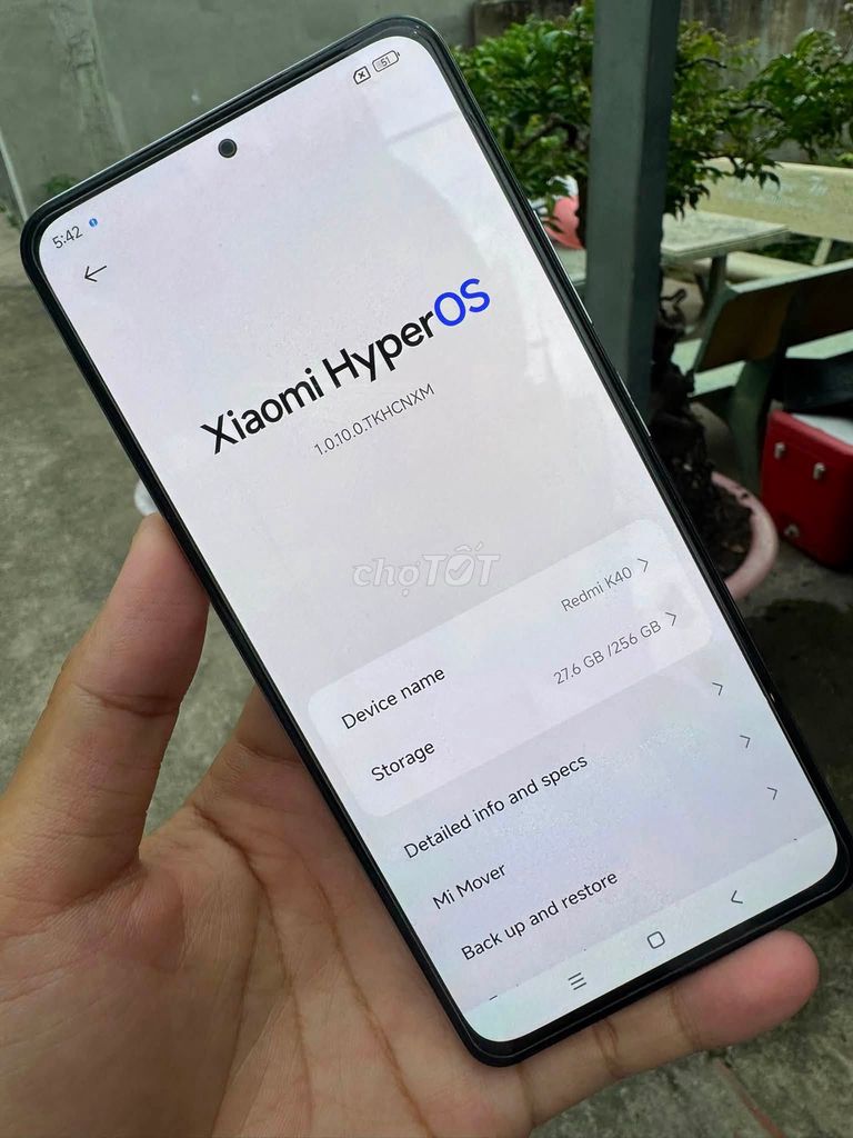Xiaomi Redmi K40 12GB 256GB Trắng. Mua bán Điện thoại tại Quận 1 Tp Hồ Chí Minh được đăng bởi Hội Đồ Điện Tử hình 1