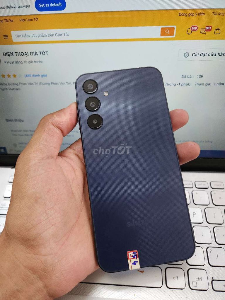 Samsung A25 5G 8gb/128GB ZIN ĐẸP FULL CN. Mua bán Điện thoại tại Quận Bình Thạnh Tp Hồ Chí Minh được đăng bởi Dân Mobile hình 1