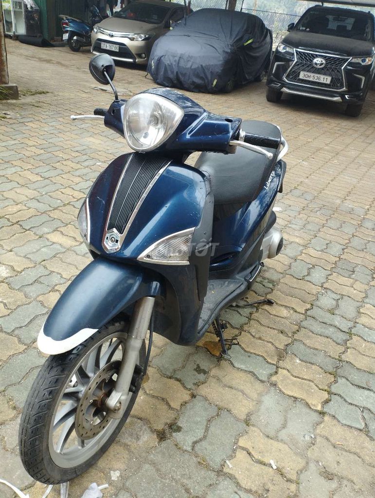 Piaggio Liberty 2011 Xanh dương. Mua bán Xe máy tại Quận Hoàng Mai Hà Nội được đăng bởi Trần văn cao hình 1