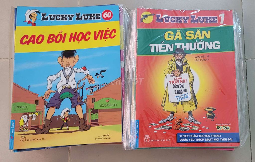 Lucky lucke 60 tập BÁN ĐÚNG GIÁ