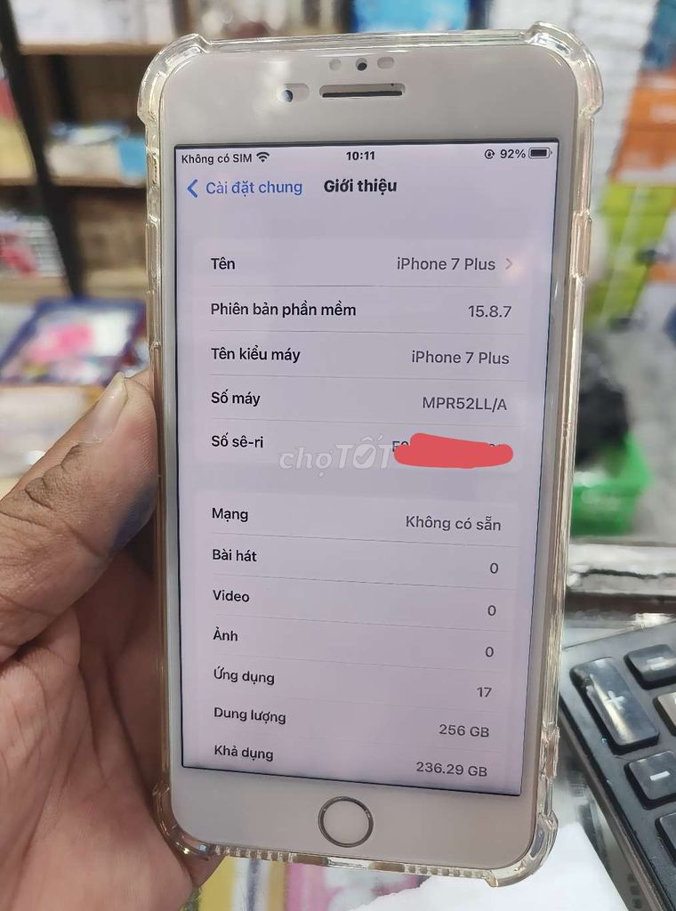 Iphone 7 Plus 256gb. Mua bán Điện thoại tại Quận 5 Tp Hồ Chí Minh được đăng bởi A Mam hình 1