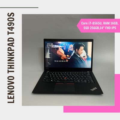 ThinkPad T490s/i7-8565U/16G/SSD 512G/14" FHD IPS
