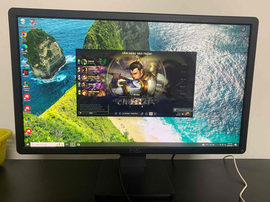 Màn máy tính dell 24inch 60hz
