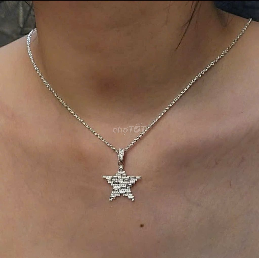 Dây chuyền Nam , Nữ Bạc Ý Mặt ngôi sao. Mua bán Phụ kiện thời trang khác tại Thành phố Biên Hòa Đồng Nai được đăng bởi đăng khoa hình 1