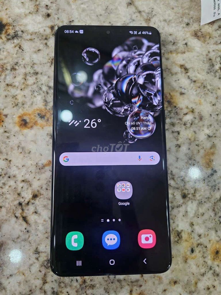 SamSung S20 Ultra 5G màu đen bóng jetblack