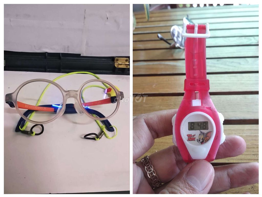 Combo cho bé: Kiếng EMS-GRIVORY Thụy Sĩ và đồng hồ. Mua bán Mẹ và bé tại Quận Ninh Kiều Cần Thơ được đăng bởi Shop Tứ Quí hình 1