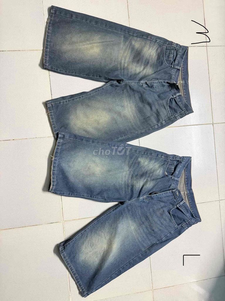 Quần jean ống lửng unisex size. Mua bán Quần áo tại Quận Tân Bình Tp Hồ Chí Minh được đăng bởi Đặng Phúc Khang hình 1