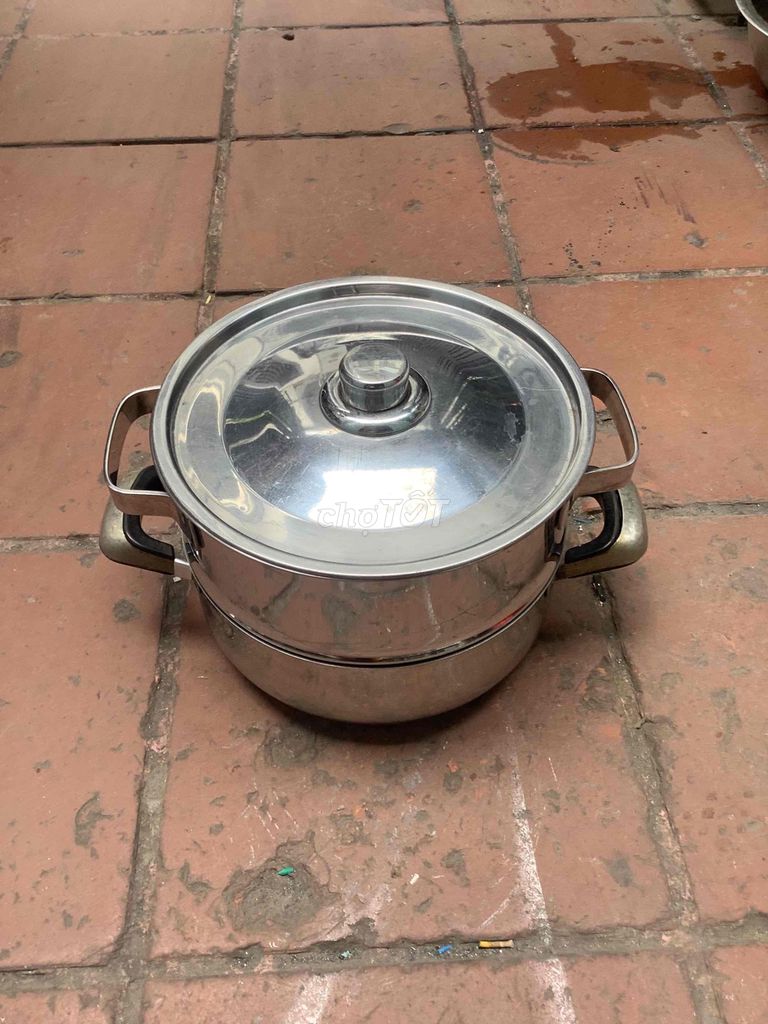 Nồi xửng hấp bằng inox 304