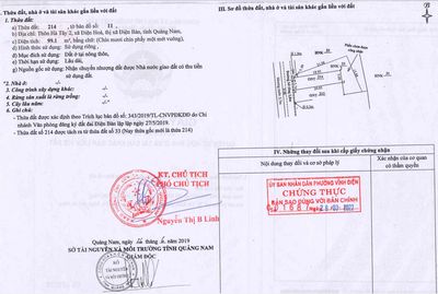 Bán đất Điện Hòa cách ngã 3 lầu sụp 1,9km. Mua bán đất tại Thị xã Điện Bàn Quảng Nam được đăng bởi Võ Hữu Như Ý