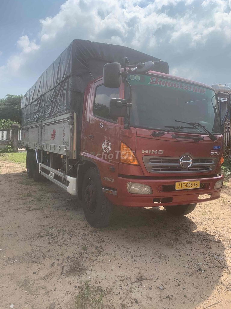 Hino FL đời 2012 tải 15 tấn Thùng Lượm dài 7.6 m