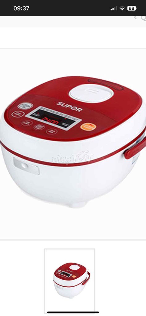 Nồi cơm điện Supor 0.8L. Mua bán Bếp, lò, đồ điện nhà bếp tại Thành phố Nam Định Nam Định được đăng bởi phạm thu thủy hình 1
