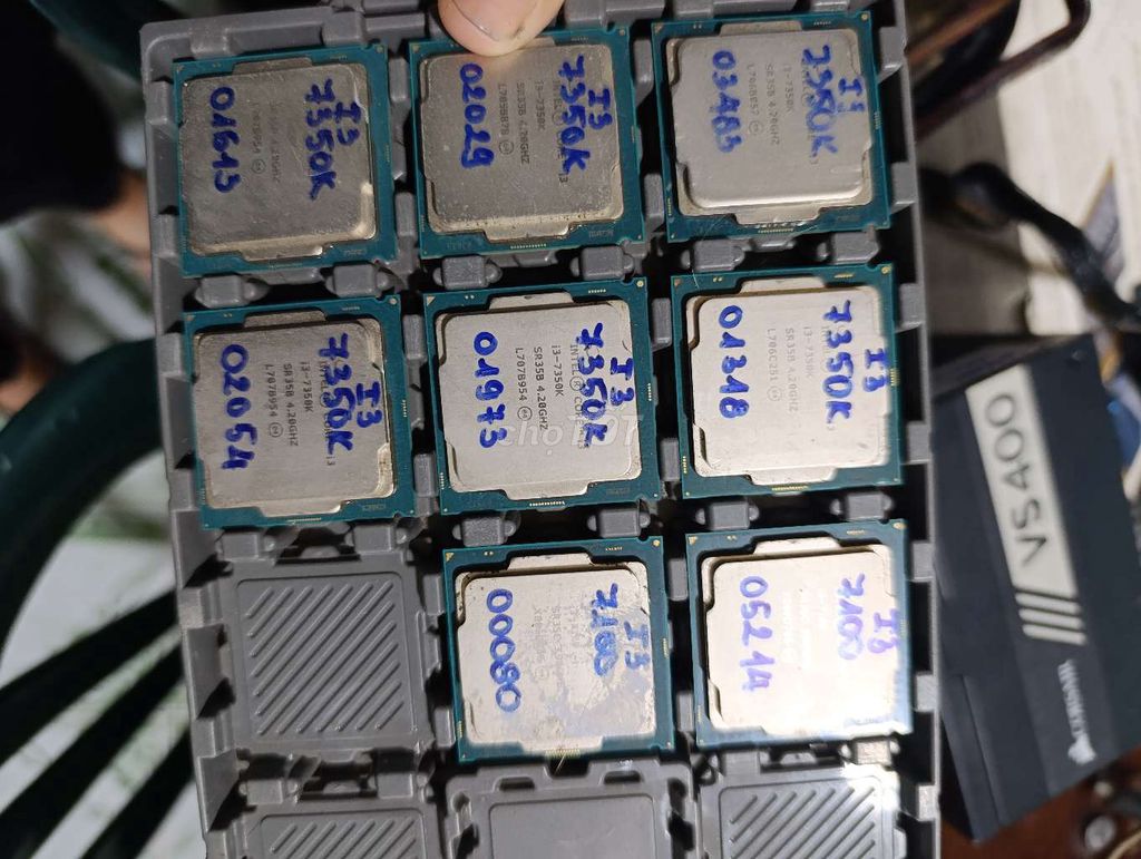 CPU i5 9400f I3 7350k i3 7100 i3 8100 G5400 G4400 . Mua bán Linh kiện (RAM, Card...) tại Huyện Hóc Môn Tp Hồ Chí Minh được đăng bởi Kim chi hình 1