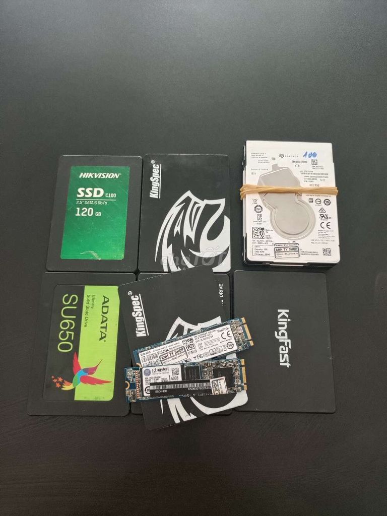 Ổ cứng SSD HDD 128GB SATA M.2 NVMe. Mua bán Linh kiện (RAM, Card...) tại Huyện Bình Chánh Tp Hồ Chí Minh được đăng bởi Anh Tý Shop hình 1