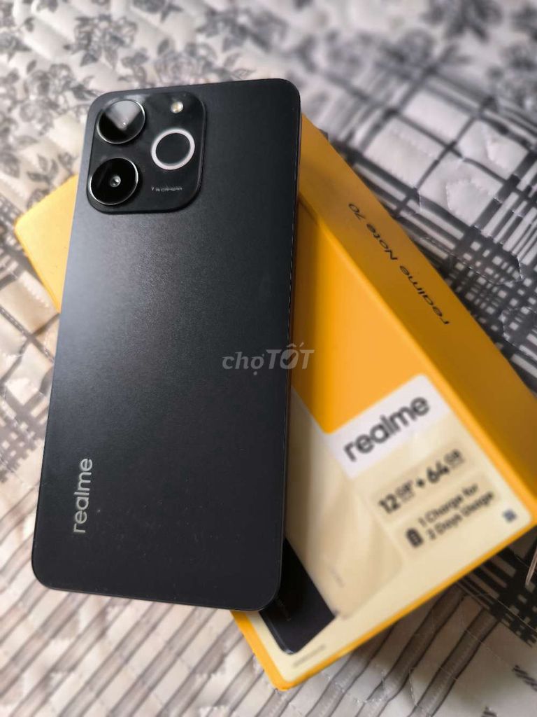 Realme Note 70 64GB Đen 4+8GB - 133006743