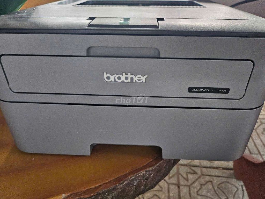 Máy in laser Brother, đen, xám