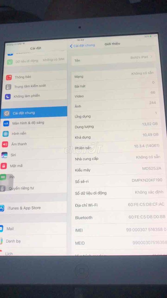 Apple iPad Gen 4 16GB Bạc. Mua bán Máy tính bảng tại Quận 12 Tp Hồ Chí Minh được đăng bởi Q Trung hình 1